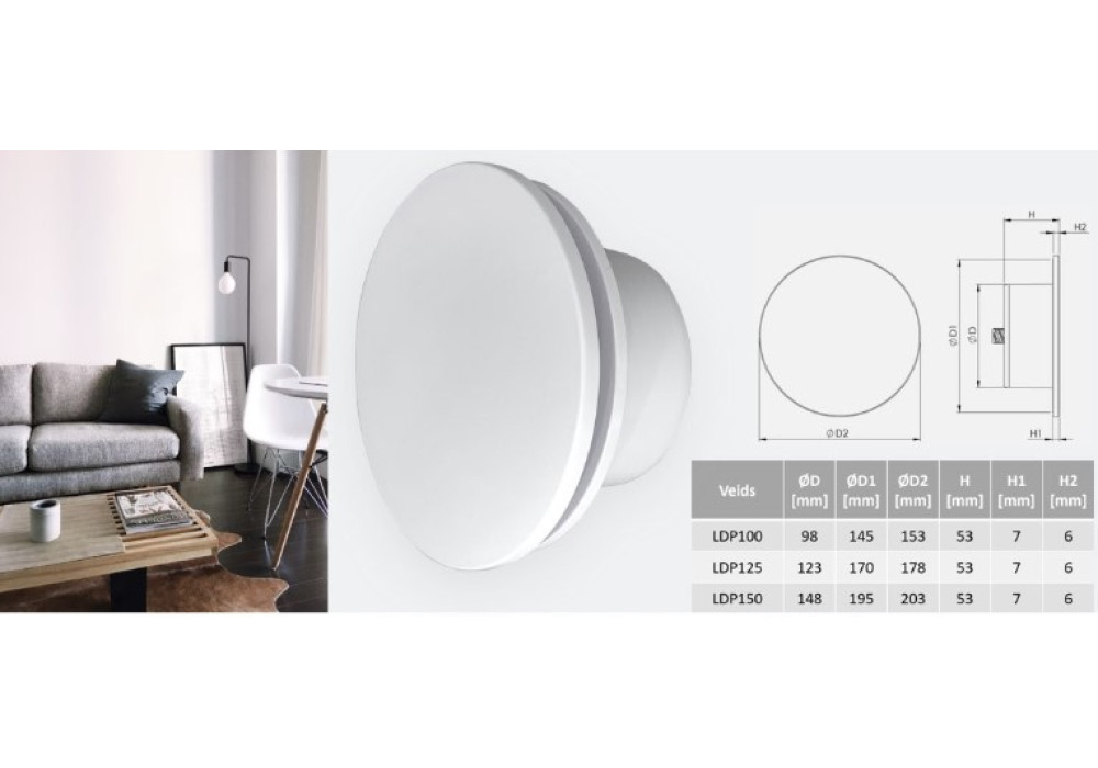 JAUNUMS - Europlast universālie difuzori A6 LDP