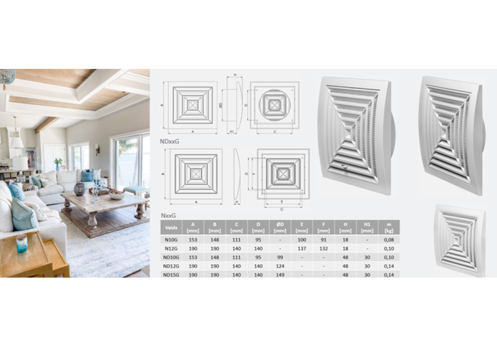 PLASTMASAS KVADRĀTA RESTES GRIESTIEM N-G