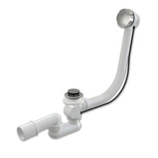 Roth vannas sifons Chrome, d=40/50 mm, 570 mm, plastmasa, balts/hroms