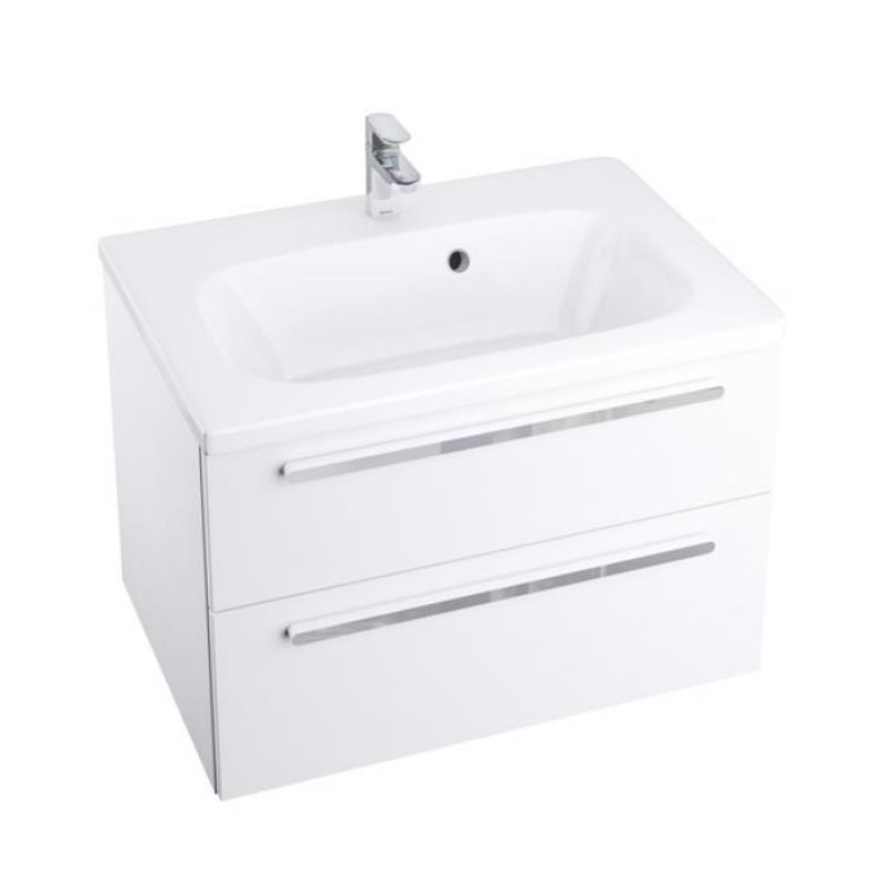 Ravak izlietnes skapītis Chrome II, 600x490 mm, h=502 mm, 2A, spīdīgi balts/balts