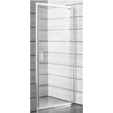 Jika dušas durvis Lyra Plus, 800 mm, h=1900, balts/caurspīdīgs stikls