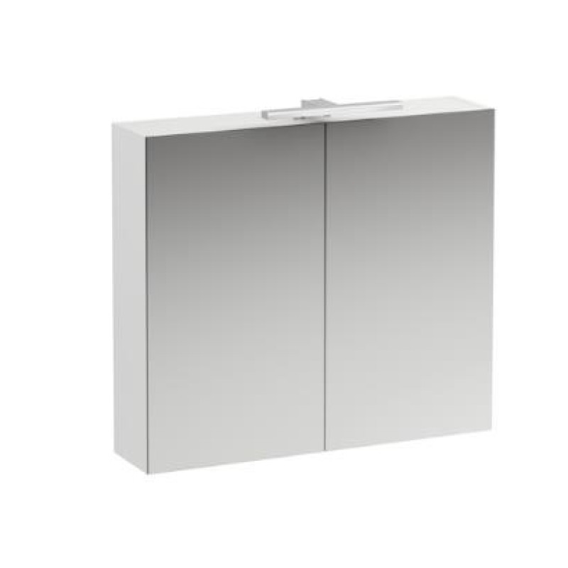 Laufen spoguļskapis ar apgaismojumu Base, 800x185 mm, h=700 mm, 2D, spīdīgi balts
