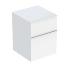 Geberit sānu skapis ar divām atvilktnēm iCon, 450x476 mm, h=600 mm, spīdīgs balts