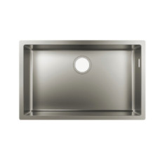 Hansgrohe virtuves izlietne S719-U660, viena bļoda,  658 x 398 mm, nerūsējošais tērauds