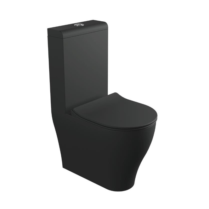 Flaminia poda apakša App Goclean, 360x580 mm, universāls izvads, plus system, carbone