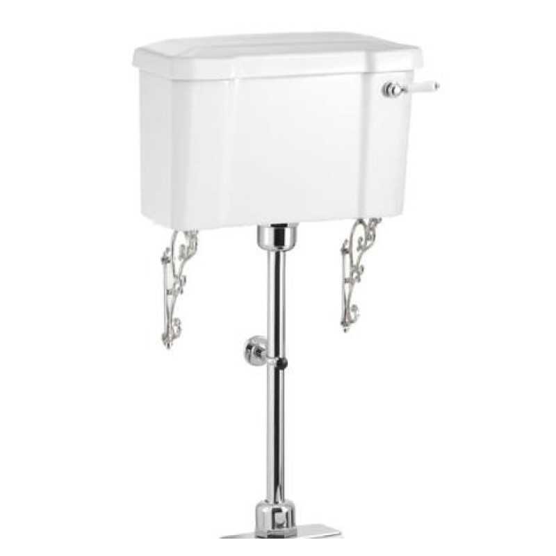 Burlington caurule ūdens noskalošanai, vidēji augstai skalojamai kastei