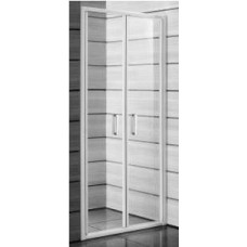 Jika dušas durvis Lyra Plus, 900 mm, h=1900, balts/caurspīdīgs stikls