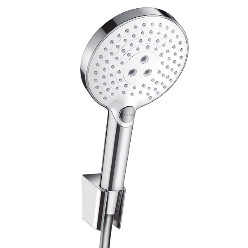 Hansgrohe duša galvas komplekts Raindance Select S 120 Porter, 1600 mm, balts/hroms
