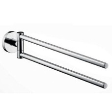 Hansgrohe divzaru dvieļu stienis Logis, hroms