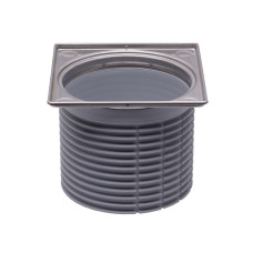 H&L HL grīdas trapa augša bez restes un sifona+klick klack