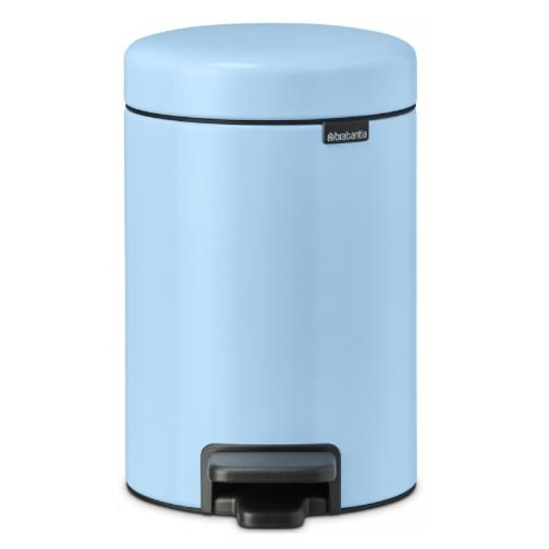 Brabantia atkritumu tvertne ar pedāli NewIcon, 3l, dreamy blue