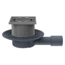 H&L HL terasu notece DN40/50 horizontāla ar klapi,H=57mm