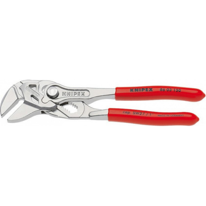 Knipex Uzgriežņu stangas (gludas) 150mm, HEX 27mm, Knipex