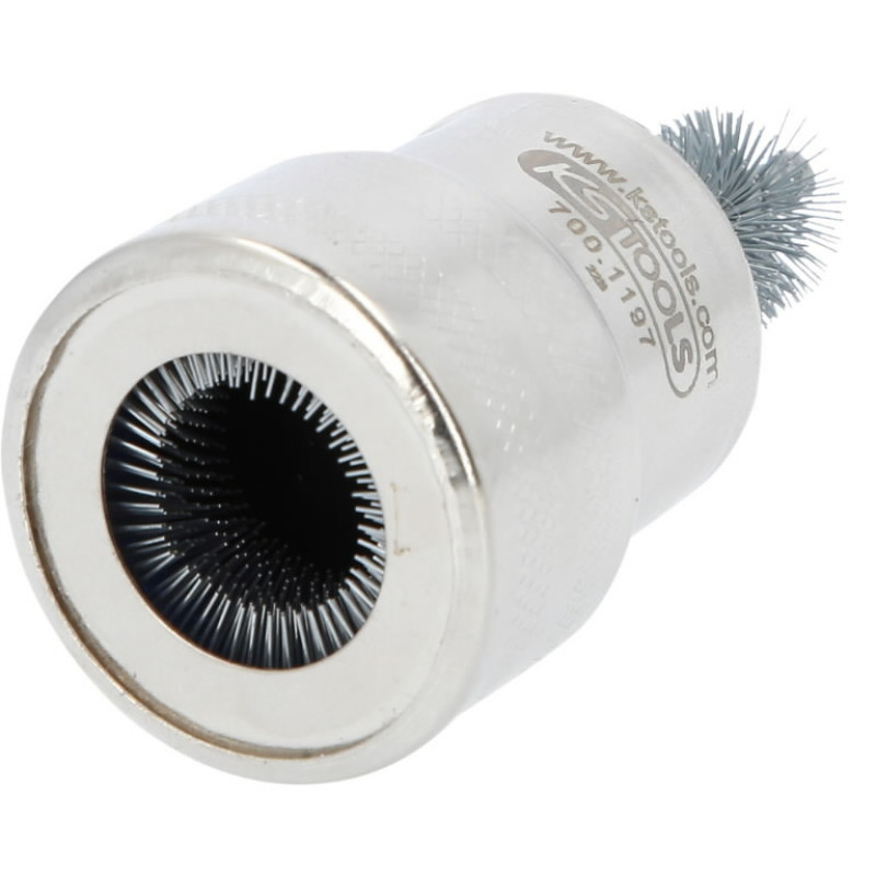 Ks Tools Akumulatora spaiļu tīrīšanas birste 120mm, KS Tools