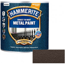 Hammerite Hammered Āmurkaluma aizsargkrāsa metāla virsmām, brūna 2.5L