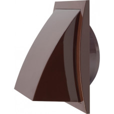 Europlast reste plastmasas, 190x190mm, Ø125mm, arēja, ar pretvārstu, brūna