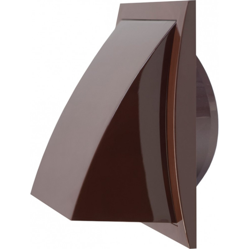 Europlast reste plastmasas, 190x190mm, Ø125mm, arēja, ar pretvārstu, brūna