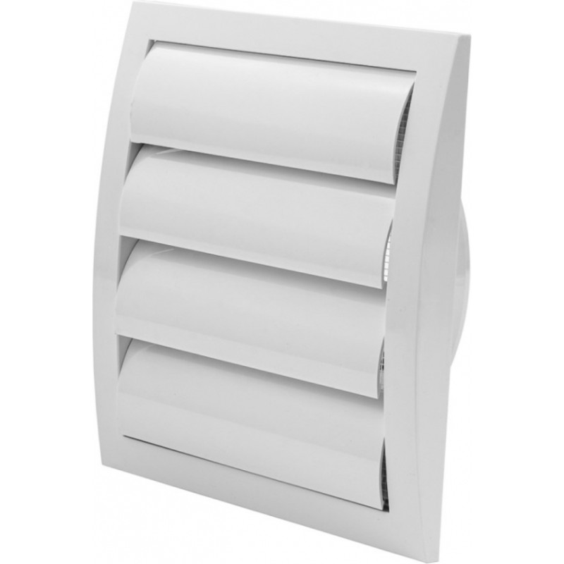 Europlast reste plastmasas, 190x190mm, Ø125mm, ar žalūzijām