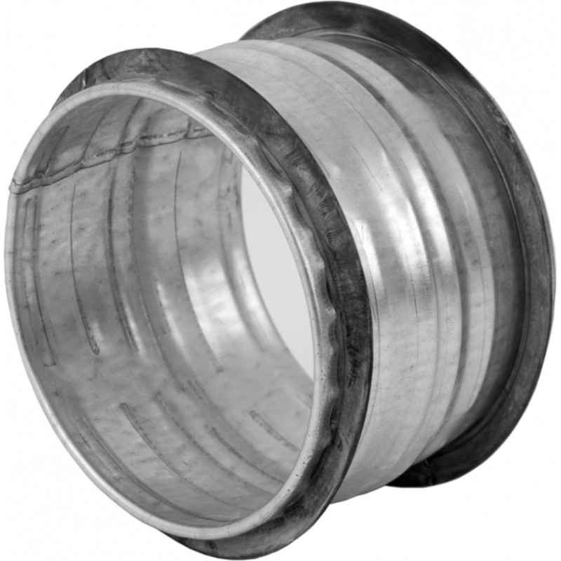 Europlast savienojums metāla, Ø125mm ar gumijām