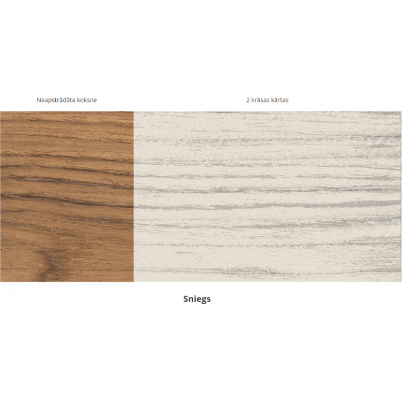 Pinotex Extreme Lasur Lazūras koksnes aizsarglīdzeklis ar pašattīrīšanās spēju, pusspīdīgs, sniegs 10L