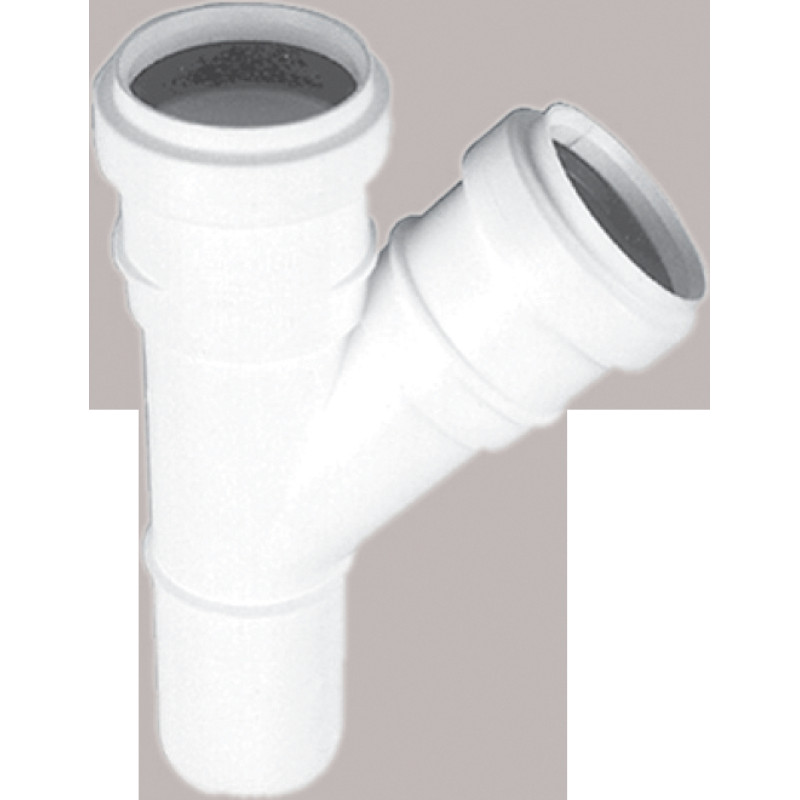 Magnaplast PPHT baltais T-gabals 88' D32 - gab.