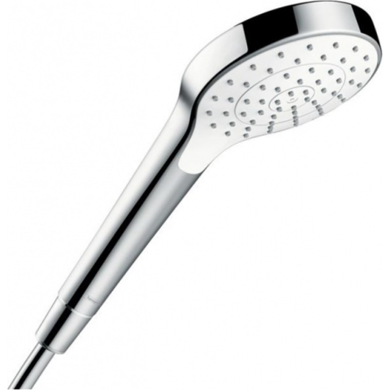 Hansgrohe Croma Select S 1jet EcoSmart 7l/min rokas dušas klausle, balts/hroms - gab.