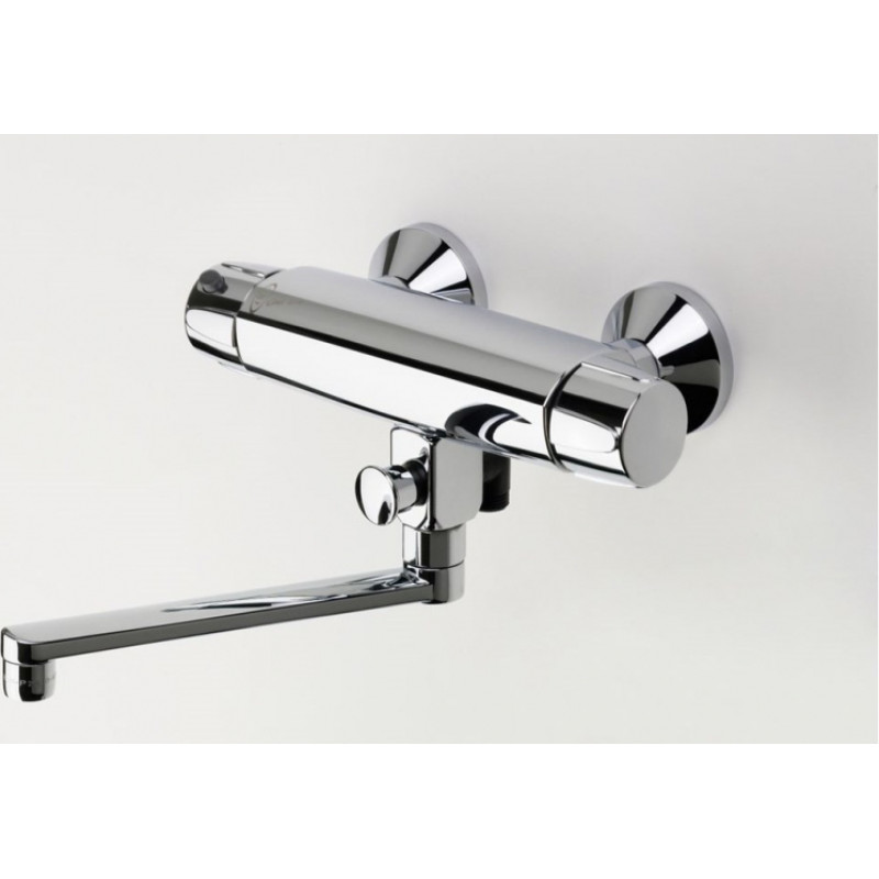 Oras Nova 7447X termostata dušas/vannas jaucējrkāns ar D=300 izteku, labais - gab.