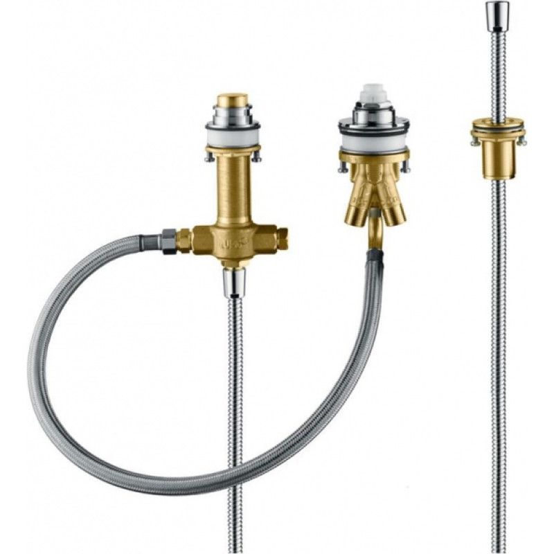 Hansgrohe Logis 3-caurumu vannas maisītāja iebūvējamā daļa, hroms - gab.