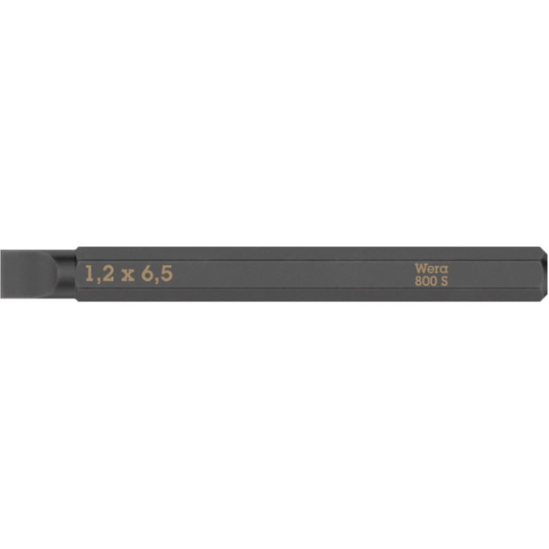 Wera Trieciena skrūvgrieža uzgalis WERA 867 S 1,2x6,5x70mm