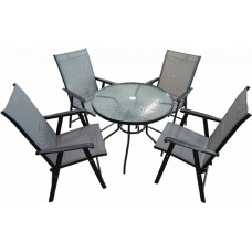 Besk Dārza komplekts, galds ar 4 krēsliem