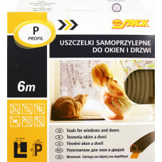 Sanok Blīvgumija blist. P profils brūns 6m