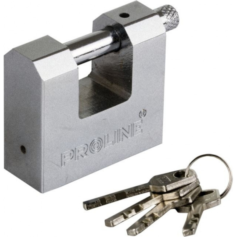 Proline Piekaramā slēdzene Proline stieņu 80mm 4 atslēgas