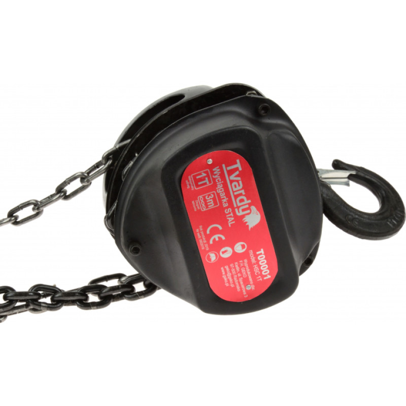 Tvardy Ķēdes pacēlājs 1000kg 3m Tvardy