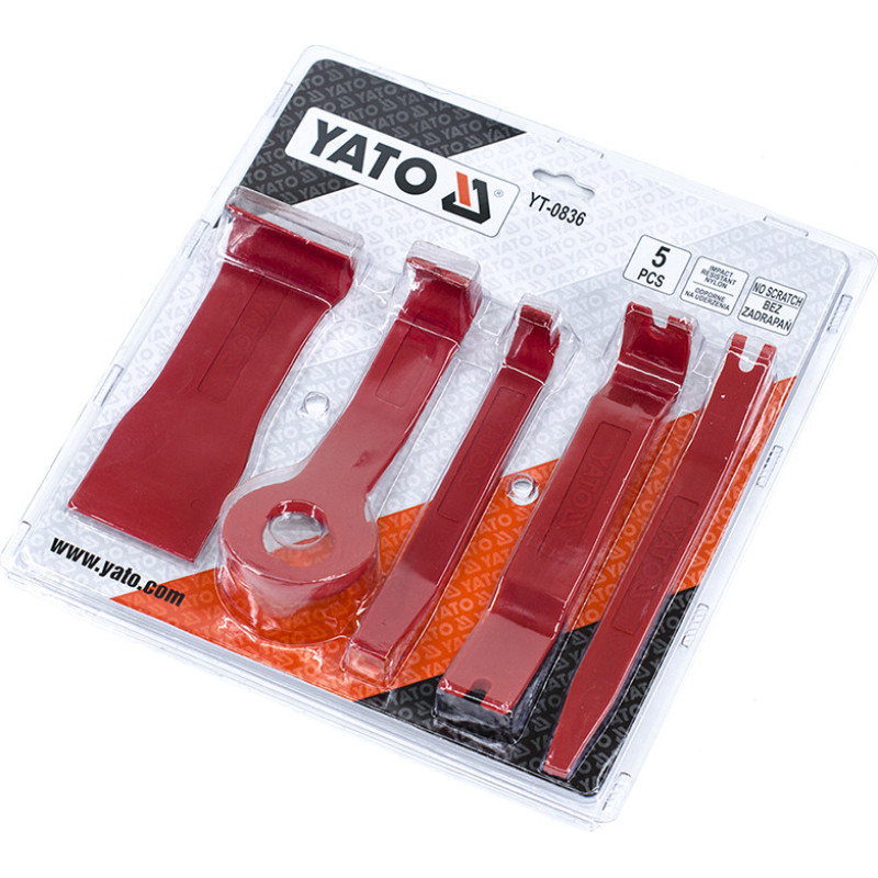 Yato Apšuvuma noņēmēju komplekts (5gab.) YT-0836 YATO