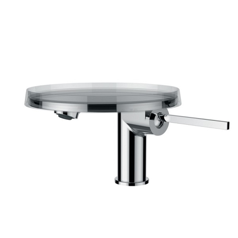 Laufen izlietnes maisītājs ar dekoratīvo disku Kartell, ar pop-up, hroms