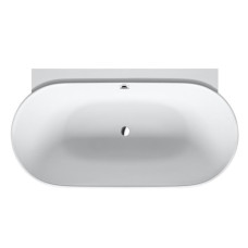 Duravit vanna Luv, 1800x950 mm, pie sienas, ar integrētu paneli un rāmi, balta akmens masas