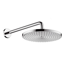 Hansgrohe dušas galva ar turētāju Raindance S 300 Air 1jet, no sienas, L=390 mm, hroms