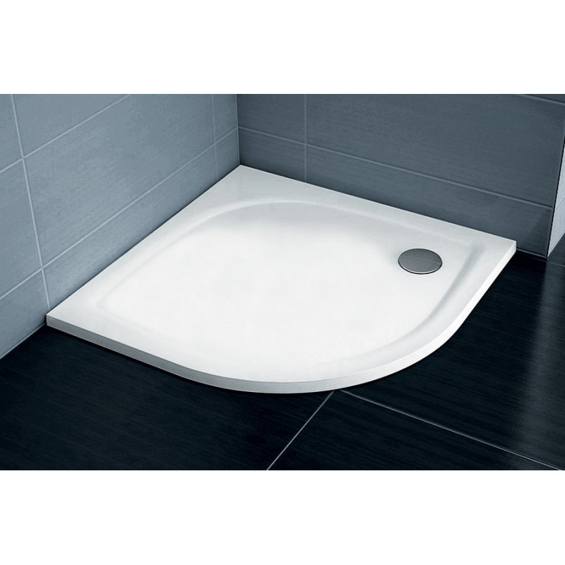 Ravak dušas paliktnis Elipso Pro Flat, 900x900 mm, r=550 mm, balts