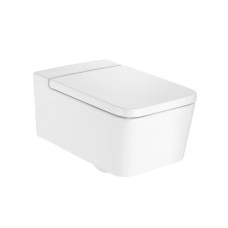 Roca pods Inspira Square Rimless, stiprināms pie sienas, 370x560 mm, balta