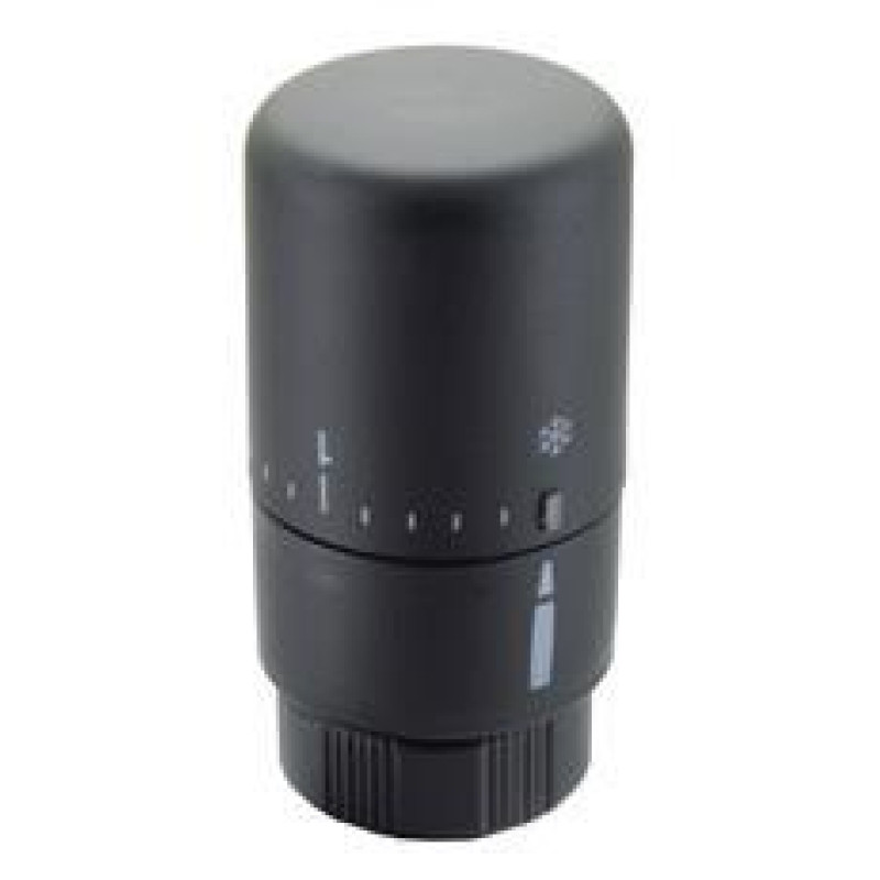 Carlo Poletti Rad. termostats A409, M30x1.5, melns matēts / melns