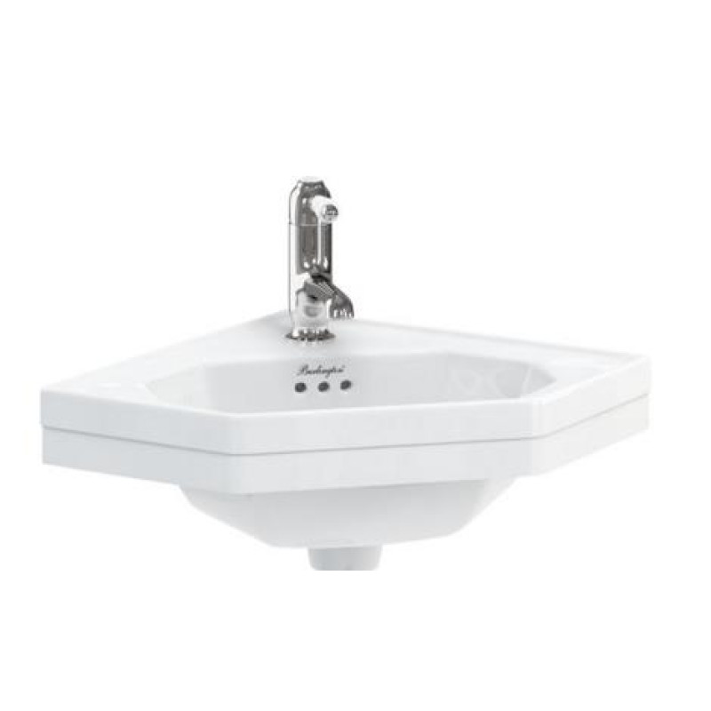 Burlington izlietne, 598x452 mm, stūra, balta