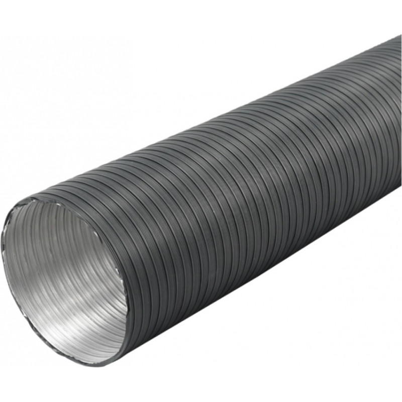 Europlast gaisa vads alumīnija, Ø100mm-3m, antracīts
