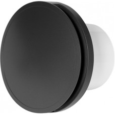 Europlast elektroventilators, apaļš E-EXTRA, Ø100mm ar noslēgvāku, lodīšu gultni, antracīts