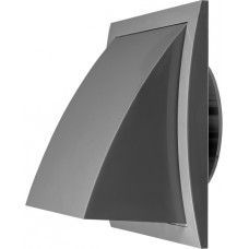 Europlast reste plastmasas, 190x190mm, Ø125mm, arēja, ar pretvārstu, pelēka