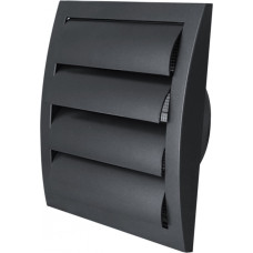 Europlast reste plastmasas, 190x190mm, Ø125mm, ar žalūzijām, antracīts