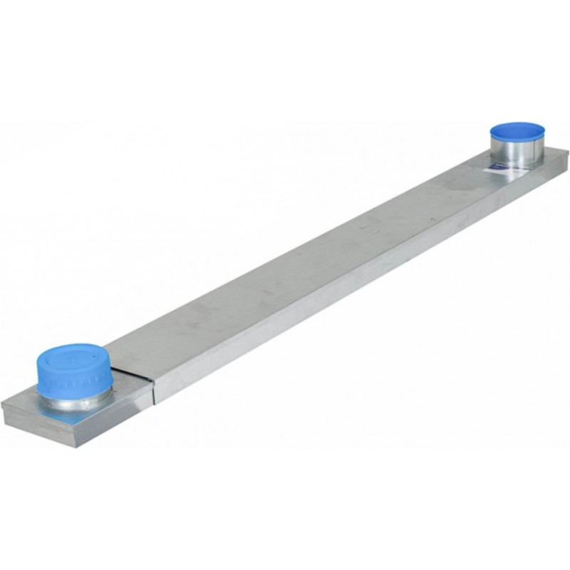 Europlast gaisa vads saunai Ø100mm, 140x40x1400-2400mm