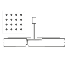 Knauf Danoline Contur piekaramie griesti 12.5x600x600 D, S24, G1
