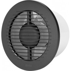 Europlast elektroventilators, apaļš E-EXTRA, Ø125mm ar lodīšu gultni, antracīts