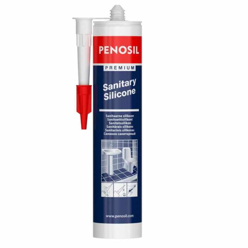 Penosil Premium Sanitary Silicone Sanitārais silikona hermētiķis 310ml, balts