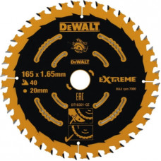 Dewalt Zāģripa EXTREME 165x20mm, 40T